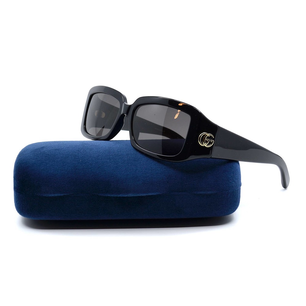 Gucci GG1403S Black Grey Sunglasses Women Authentic Italy New w/ Case - Picture 14 of 16